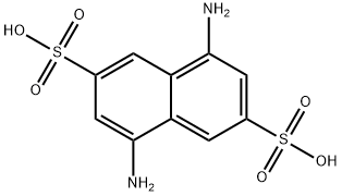 4,8-diamino-2,6-naphthalenedisulfonic acid Struktur