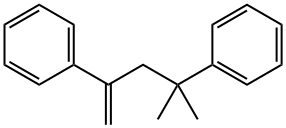 2,4-ジフェニル-4-メチル-1-ペンテン 化学構造式