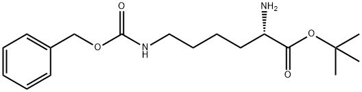 (S)-2-氨基-6-((苄氧基)羰基)氨基)己酸叔丁酯, 63628-63-7, 结构式