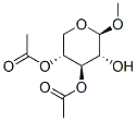Methyl3,4-Di-O-acetyl-beta-D-xylopyranoside Struktur