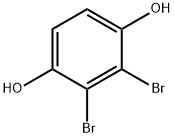 2,3-Dibromo-1,4-benzenediol Struktur
