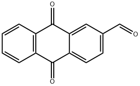 9,10-dioxo-9,10-dihydroanthracene-2-carbaldehyde Struktur