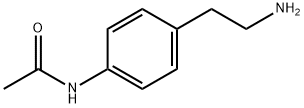 N-[4-(2-アミノエチル)フェニル]アセトアミド 化学構造式