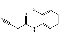 2-氰基-N-(2-甲氧苯基)乙酰胺, 63631-09-4, 结构式