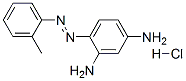 4-(o-tolylazo)benzene-1,3-diamine monohydrochloride Structure