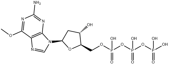 O(6)-methyldeoxyguanosine triphosphate Struktur