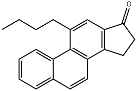 11-butyl-15,16-dihydrocyclopenta[a]phenanthren-17-one Structure