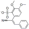 (3,4-dimethoxyphenyl)cinnamonitrile-2'-sulfonate Struktur
