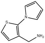 [2-(1H-pyrrol-1-yl)thien-3-yl]methylamine 化学構造式