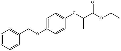Ethyl 2-(4-benzyloxyphenoxy)propionate Structure