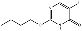 2-(Butoxy)-5-fluoropyrimidin-4(1H)-one Struktur