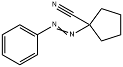 Cyclopentanecarbonitrile, 1-(phenylazo)- (9CI) Structure