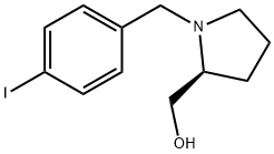 ((S)-1-(4-IODOBENZYL)PYRROLIDIN-2-YL)METHANOL Struktur