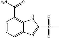 1H-Benzimidazole-4-carboxamide,2-(methylsulfonyl)- Structure