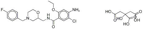 MOSAPRIDE CITRATE DIHYDRATE Struktur