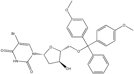 5'-DMT-5-BROMO-DU PHOSPHORAMIDITE (CHIRAL) Structure