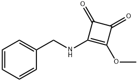 3-Cyclobutene-1,2-dione, 3-methoxy-4-[(phenylmethyl)amino]- (9CI) Structure