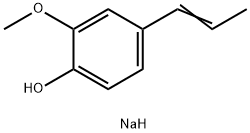 ナトリウム2-メトキシ-4-(1-プロペニル)フェノラート 化学構造式