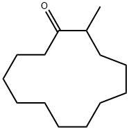 2-Methylcyclotridecane-1-one,63662-71-5,结构式