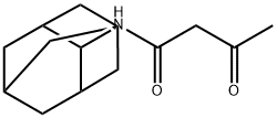 N-2-アダマンチル-3-オキソブタンアミド 化学構造式