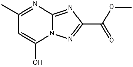 methyl 7-hydroxy-5-methyl-1,2,4-triazolo[1,5-a]pyrimidine-2-carboxylate ,63665-74-7,结构式