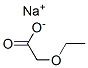 エトキシ酢酸ナトリウム 化学構造式
