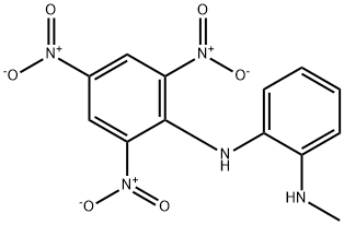 N-メチル-N'-(2,4,6-トリニトロフェニル)-1,2-ベンゼンジアミン 化学構造式