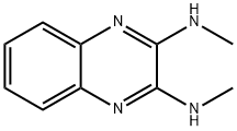N,N'-ジメチル-2,3-キノキサリンジアミン 化学構造式