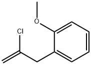 2-クロロ-3-(2-メトキシフェニル)-1-プロペン 化学構造式