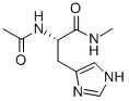 Ac-L-His-NHMe 化学構造式