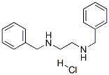N,N'-bis(benzyl)ethylenediamine hydrochloride Struktur