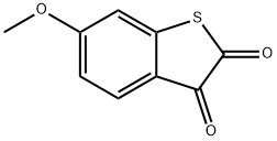6-甲氧基苯并[B]噻吩-2,3-二酮, 63675-77-4, 结构式