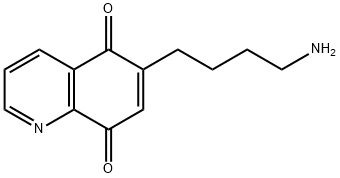 6-(ブチルアミノ)-5,8-キノリンジオン 化学構造式
