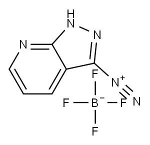 1H-Pyrazolo[3,4-β]pyridine-3-diazonium Tetrafluoroborate(1-), 63682-46-2, 结构式