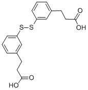 β,β’-二硫二(二氢桂皮酸), 63684-32-2, 结构式