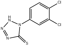1-(3,4-二氯苯基)-1,2-二氢-5H-四唑-5-硫酮 结构式
