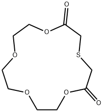 2,6-DIKETO-4-THIA-15-CROWN-5 Struktur