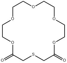 2,6-DIKETO-4-THIA-18-CROWN-6 Struktur