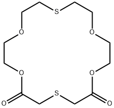2,6-DIKETO-4,13-DITHIA-18-CROWN-6 Struktur