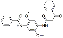 N-(4-benzamido-2,5-dimethoxyphenyl)-3-oxo-3-phenylpropionamide Structure