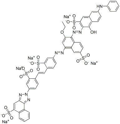 C.I.ダイレクトグリーン34 化学構造式