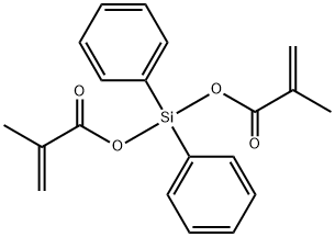 BIS(METHACRYLOXY)DIPHENYLSILANE 结构式