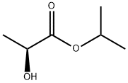 (2S)-2-ヒドロキシプロピオン酸イソプロピル 化学構造式