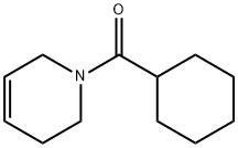 1,2,3,6-Tetrahydro-1-(cyclohexylcarbonyl)pyridine Struktur