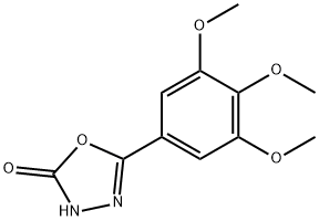 5-(3,4,5-trimethoxyphenyl)-1,3,4-oxadiazol-2-ol Structure