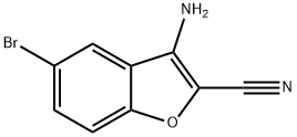 3-AMino-5-broMo-2-cyano-benzofuran Structure