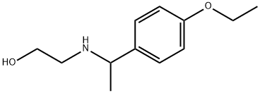 Ethanol, 2-[[1-(4-ethoxyphenyl)ethyl]amino]- (9CI) Structure