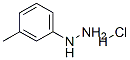 3-Methylphenylhydrazine hydrochloride Struktur