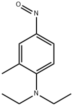 N,N-diethyl-4-nitroso-o-toluidine  Structure