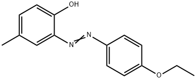 2-[(4-ethoxyphenyl)azo]-p-cresol  Structure